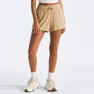 NWT The North Face Women's Aphrodite Motion Short in Khaki Stone